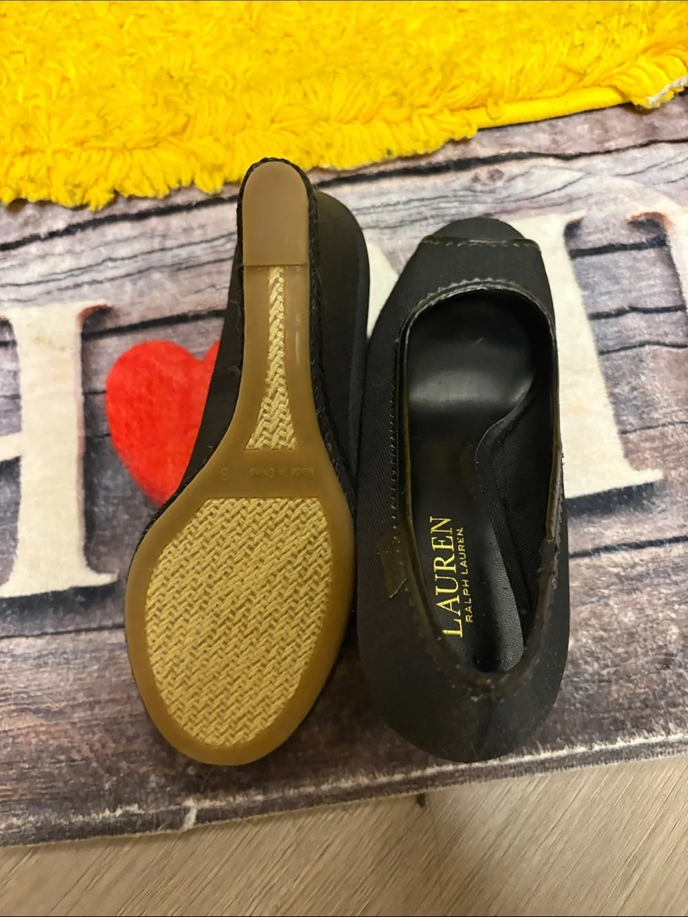 3 inch RRL very comfortable dress wedge shoes